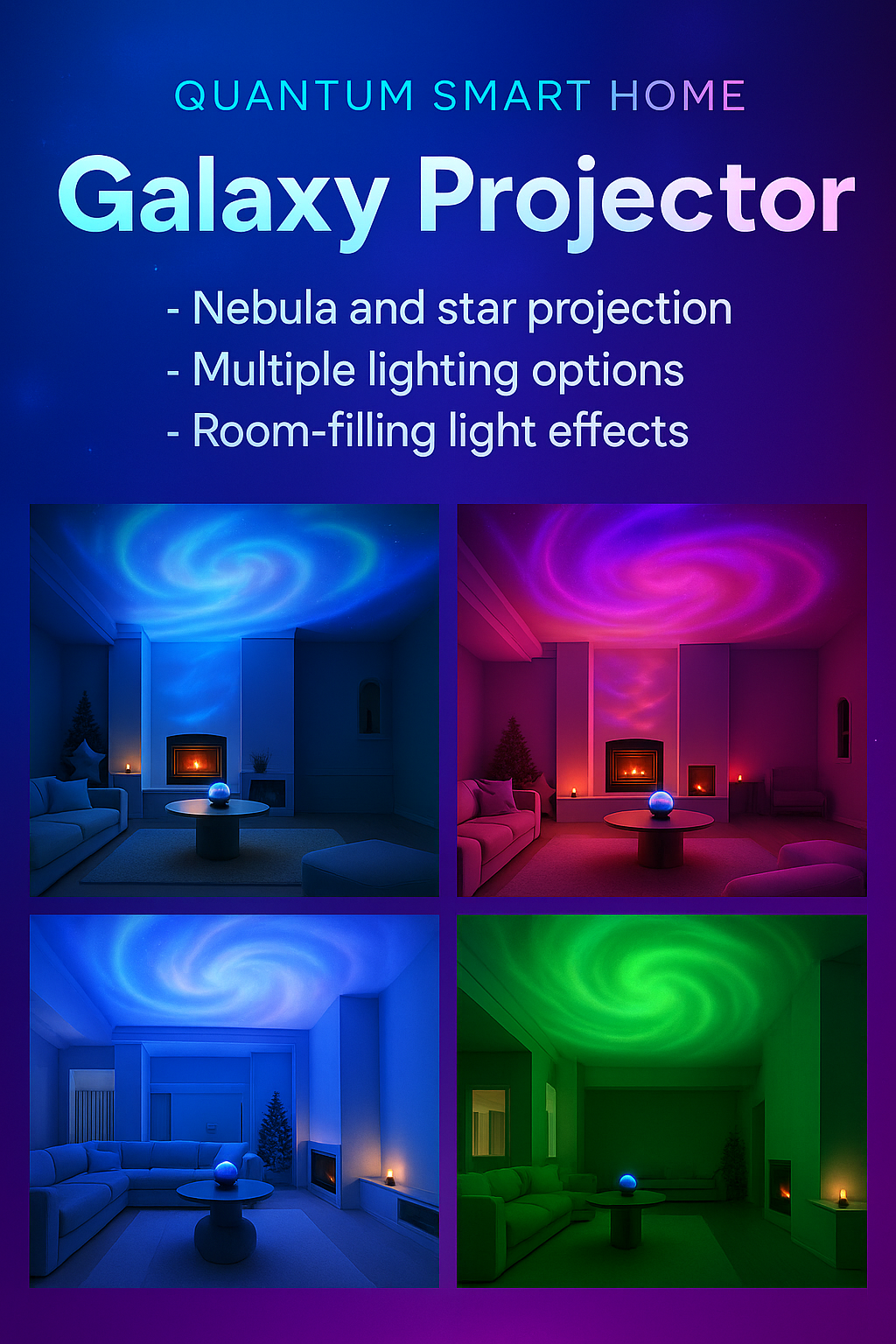 Nebula Star Galaxy Projector