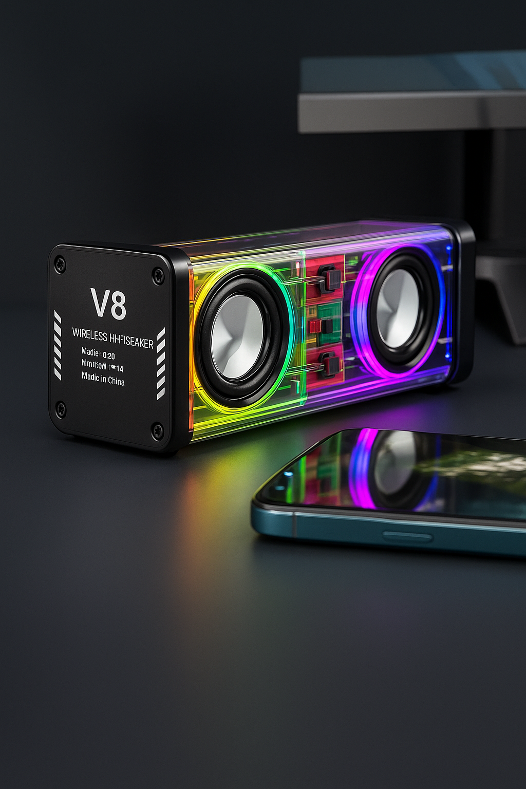 ClearPulse Transparent Bluetooth Speaker
