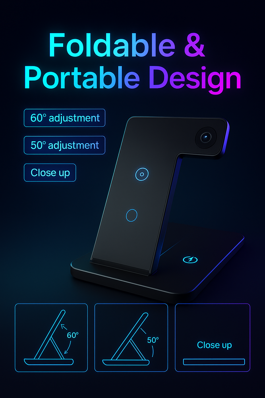 CoreCharge Wireless Charging Station