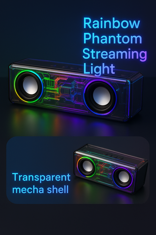 ClearPulse Transparent Bluetooth Speaker
