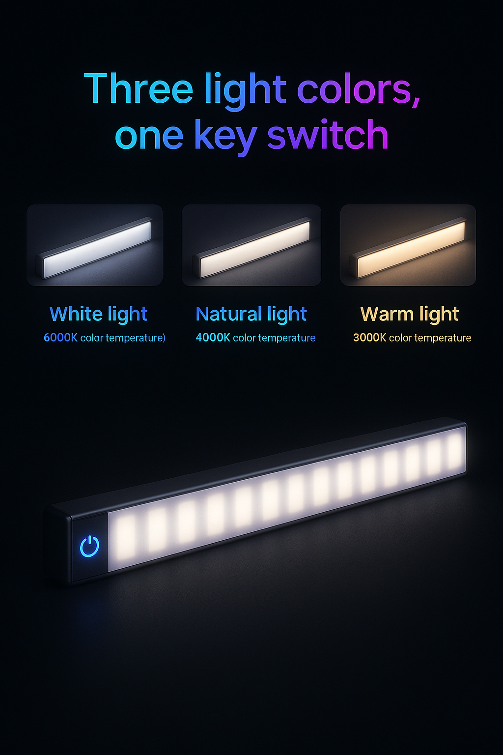 QuantumGlow Motion-Sensor Light Bar